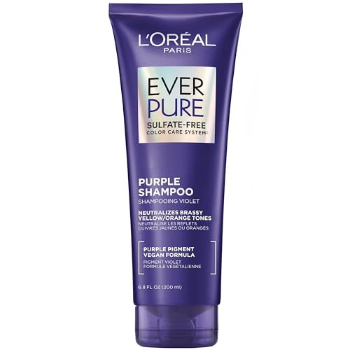 L'Oreal Paris EverPure Purple Shampoo for Blonde Hair, 6.8 Fl Oz
