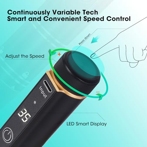 LIERKISS Cordless Electric Nail Drill Kit 35000RPM for Manicure & Pedicure