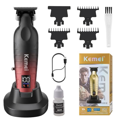 KEMEI KM-PG2499 Cordless Hair Trimmer with LED Display