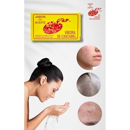 Jab?n De Aceite de Vibora de cascabel (140g) + Foaming Wash Face & body (Jab?n L?quido espumoso Para cara y Cuerpo) 150 ml Ayuda con imperfecciones en la piel ORIGINAL