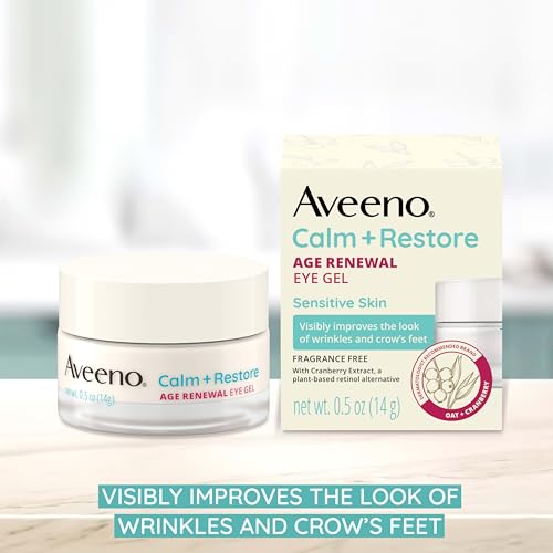 Aveeno Calm + Restore Anti-Aging Eye Gel, 0.5 oz