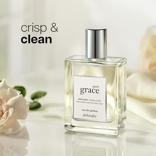 Philosophy Pure Grace Eau de Parfum Women’s Fragrance - Crisp & Clean, Long Lasting, 2 fl oz