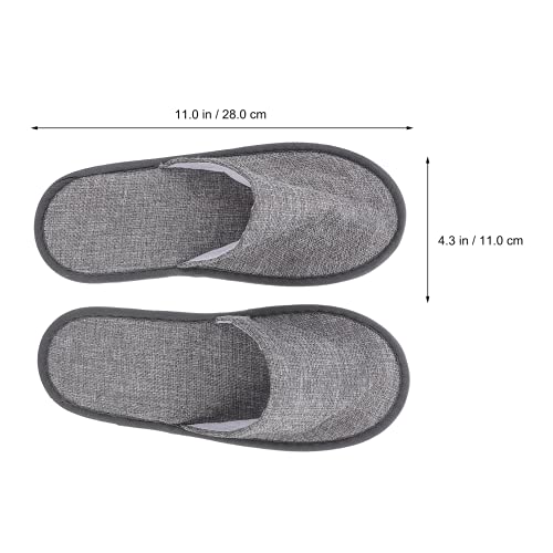 Ciieeo Disposable Hotel Slippers Non-Slip Foldable Portable Slippers for Home Spa Travel Lightweight Breathable Summer Use