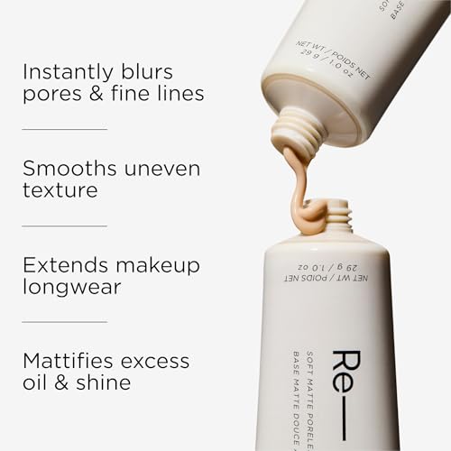 Haleys Re-fine Soft Matte Poreless Face Primer with Vitamin C & E - 1 Oz