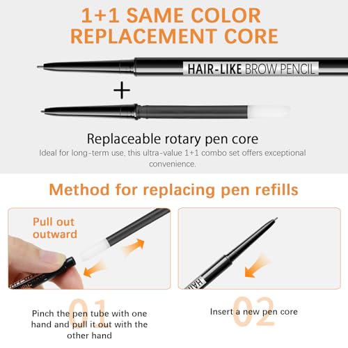 MAVENI Microblading Brow Pencil 0.9mm - Waterproof with Refill