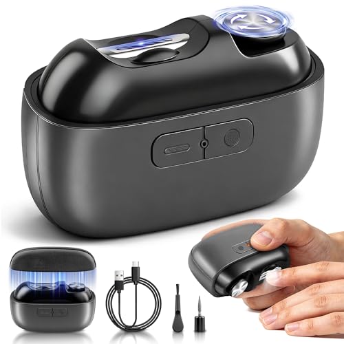 Electric Nail Clipper with LED Light & Storage