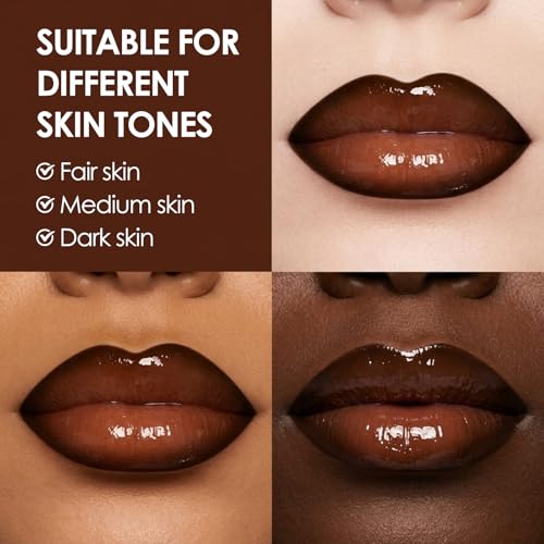 Erinde Nude Ombre Lip Combo Set - Brown Lip Liner & Gloss