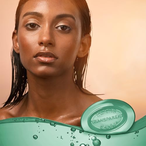 Pears Soap, Pure & Gentle Glycerin Soap Variety 3-Pack ? Blue with Mint, Green with Lemon Flower Extract, and Amber with Natural Oils, 4.4 Oz Each
