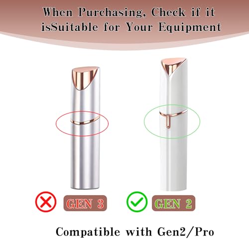 6 Pcs Replacement Heads Compatible with Flawless Hair Removal Gen 2 - Hypoallergenic