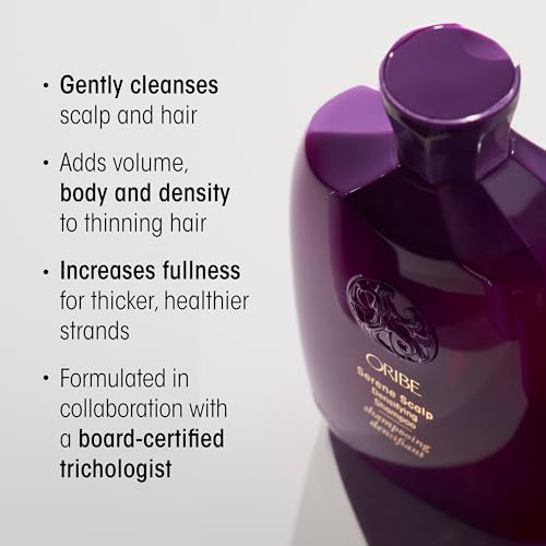 Oribe Serene Scalp Densifying Shampoo for Thinning Hair - Adds Volume, Body & Fullness for Thicker, Healthier Hair - Reduces Shedding & Stimulates Scalp - With Capixyl¢â - 8.5 oz