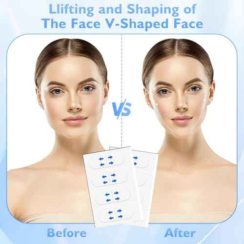 NBF 180PCS Face Tape Lifting Invisible, Face Lift Tape Invisible for Sagging Skin, Instant Facelift Tapes for Women, Neck, Jowls Lifts Sagging Skin, Concealed Makeup Tape, Visible Results in Seconds
