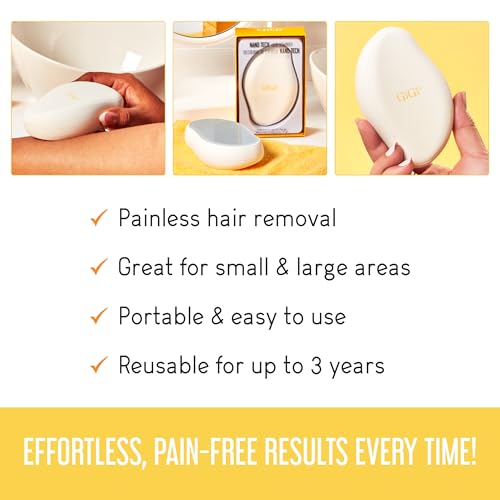 Nano Technology Hair Remover for Women - Painless Reusable Device for Legs, Arms & Bikini