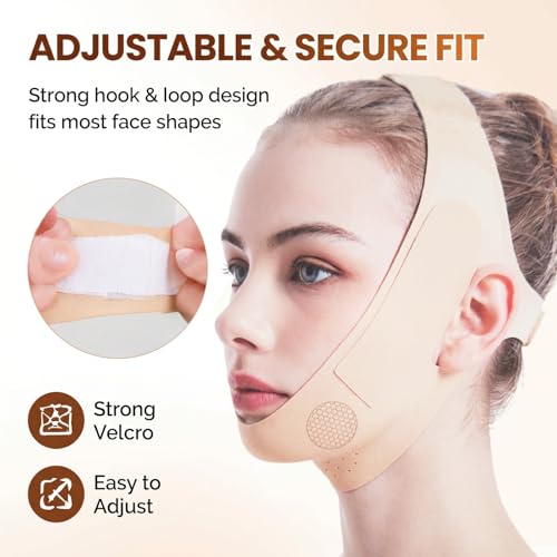 V-Line Neck Lift Silicone Face Mask for Double Chin