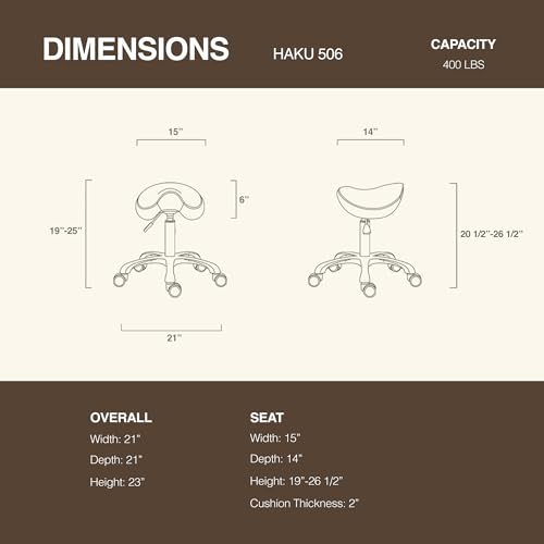 Ergonomic Saddle Stool with Pneumatic Lift & Wheels