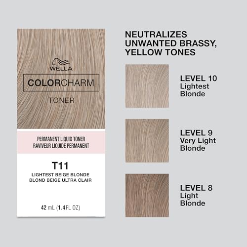COLORCHARM Permanent Liquid Hair Toner for Blonde