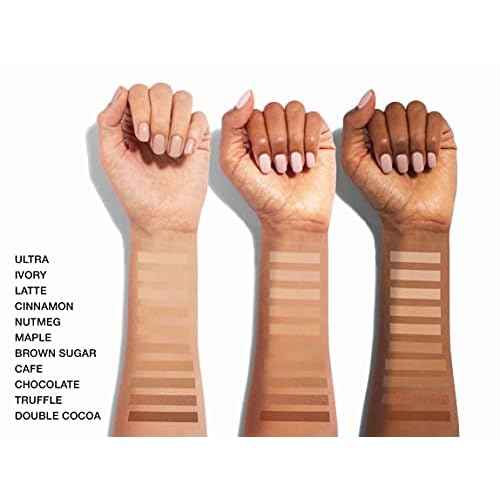 Bellapierre Compact Mineral Foundation SPF 15 ? Pressed Powder Foundation, Concealer, Finishing & Setting Powder, On-the-Go Compact, Lightweight, Talc-Free, Non-Toxic ? 0.35 oz - Nutmeg