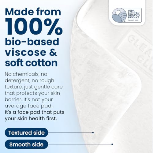 Clean Skin Club Clean² Pads 2.0 - No-Shed Cotton Face Pads