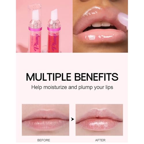 3-Color Lip Plumping Booster Gloss - Fuller Lips