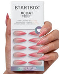 BTArtbox Blush Tipsy Press On Nails - Medium Stiletto Ombre Pink, 32Ct