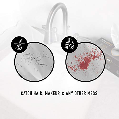 Premium Barber Plastic Disposable Sink Guards - Beard Trimmer for Men Apron Cape & Beard Bib Alternative - Single Use - 20 Count