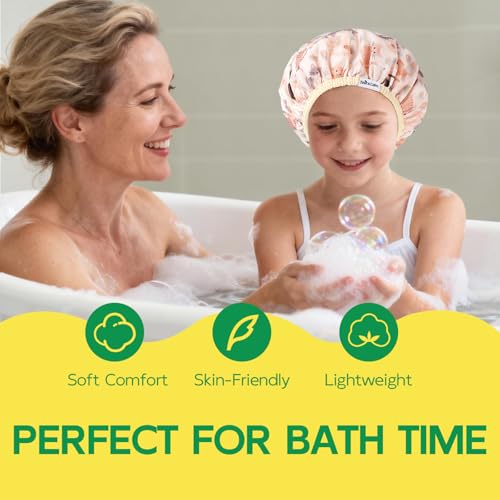 Kids Shower Cap Waterproof Reversible Age 3-10