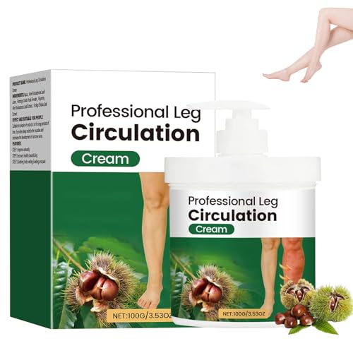 LHBMET Professional Leg Circulation Cream - Edema Relief & Skin Soothing, 1PC