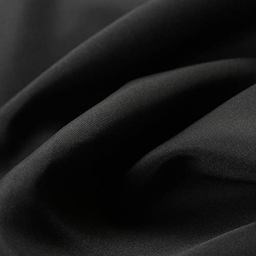 Black 1-Pack Waterproof Hair Cutting Cape with Adjustable Snap Closure - 47x55 Inches