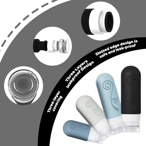 16-Pack TSA Approved Travel Bottles Set with Toiletry Bag