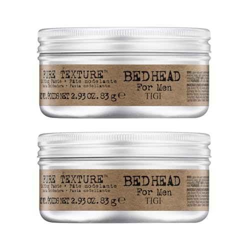 TIGI Bed Head Pure Texture Molding Paste for Men, 2.93 oz (2 Pack)