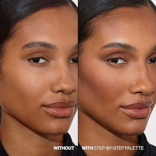 Smashbox Step-By-Step Contour Palette | Sculpt + Glow All-In-One Contour Kit with Blendable + Buildable Formulas