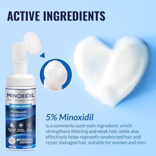 5% Minoxidil Foam for Hair Growth - Men & Women