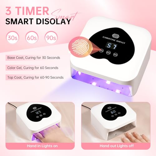 UV Nail Lamp 48W Auto-Sensor Gel Polish Curing Light