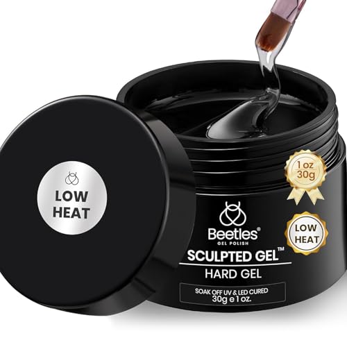 Beetles Low Heat Hard Gel Builder Nail Polish, 1 oz