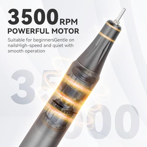 SG705 Mobile Drill Professional Acrylic Nail Tools Set - Complete Kit for Nail Art, Sculpting, and DIY Manicure High-Quality Nail Brushes, Files, Tips, and Accessories - Ideal for Salon or Home Use