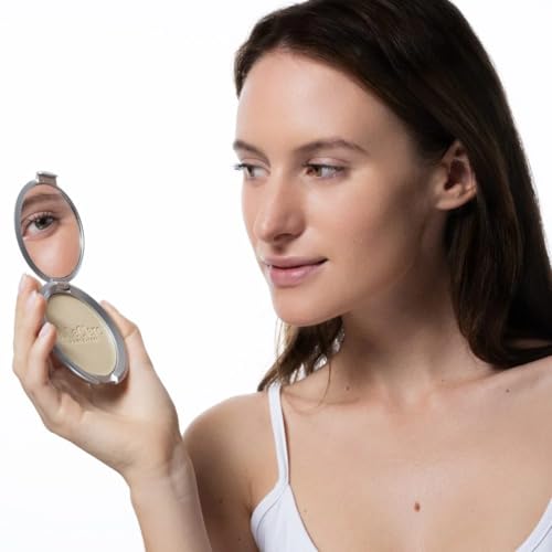T. Leclerc Compact Pressed Powder - Super-Blendable Face Makeup Longwear Portable Matte Finish Radiant Natural Medium to Full Coverage Airbrushing Mineral Base For Pores & Imperfections (Sable)