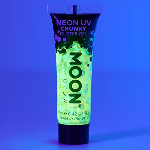 Moon Glow Neon UV Chunky Glitter Gel 12ml