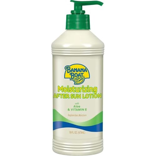 Banana Boat Moisturizing After Sun Lotion with Aloe and Vitamin E, 16Fl Oz, After Sun Lotion, Sunburn Relief, 16Fl Oz (Pack of 2)
