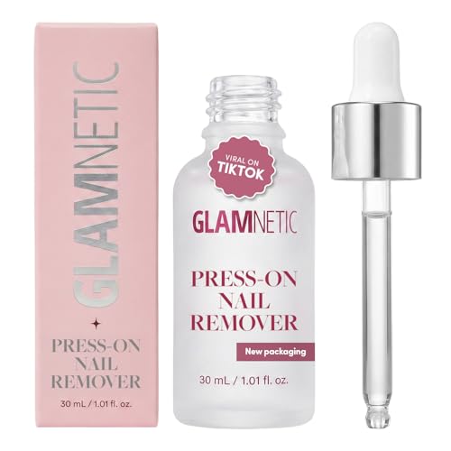 Glamnetic Press-On Nail Remover Serum - Gentle Acetone-Free Formula (30ml)