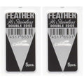 Jatai Feather Stainless Steel Double-Edge Blades - 5 ct (Pack of 2)