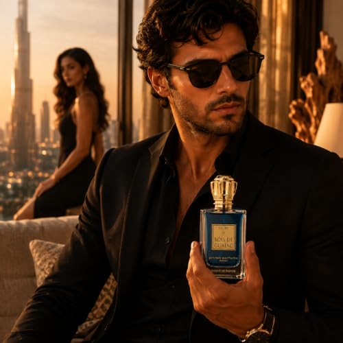 Prince Parfums Dubai Bois De Guaiac Extrait de Parfum for Men - 3.4 oz Luxury Fragrance