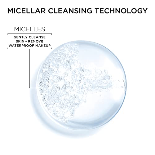 Garnier Micellar Cleansing Water, For All Skin Types, 13.5 fl oz + Micellar Cleansing Water, For Waterproof Makeup, 3.4 fl oz