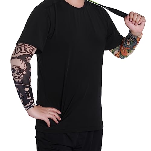 HOVEOX Temporary Tattoo Arm Sleeves - 20 Piece Set