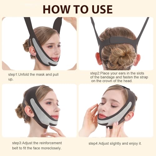 Graphene V-Line Chin Strap for Sleeping – Face Lifting Mask
