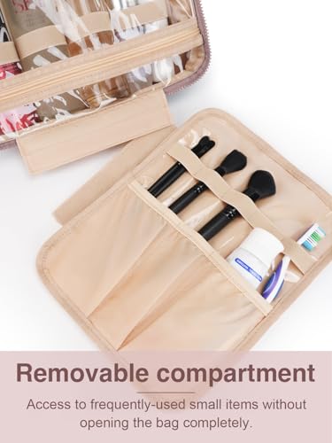 COOSKY Women's Waterproof Hanging Toiletry Bag - Large Travel Organizer
