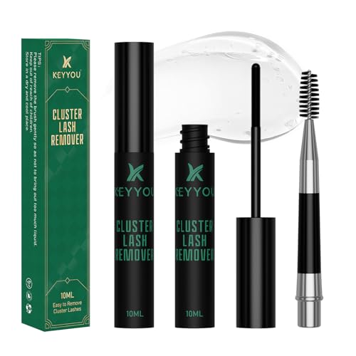 Lash Cluster Remover with Spiral Brush - Fast-Acting Oil Formula