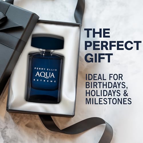 Perry Ellis Aqua Extreme Eau de Toilette Cologne for Men - 3.4 oz