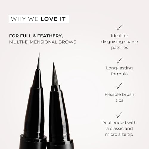 WUNDERBROW Thicker Brow Pen Duo - Dual Ended, Vegan