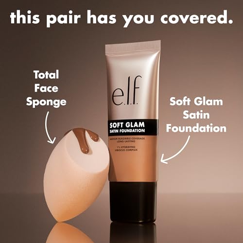 e.l.f. Soft Glam Satin Foundation Medium Coverage 42 Tan Neutral