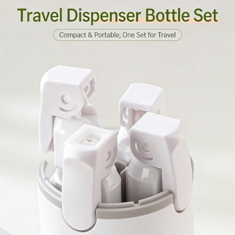 30ML Travel Toiletry Bottle Set - Leak-Proof Dispenser & Organizer