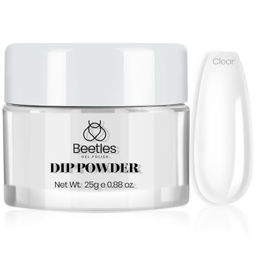 Beetles Clear Dip Powder for Nails – 25g DIY Acrylic Dipping Powder